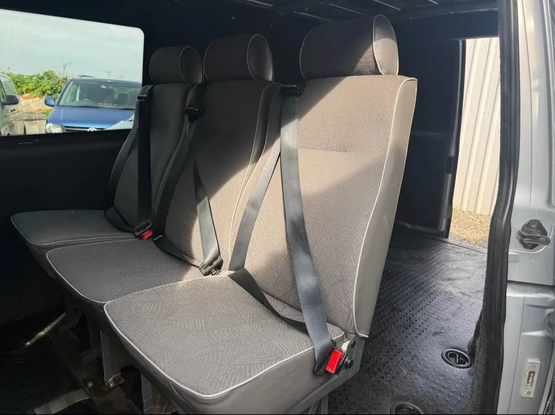 Original interior of the Volkswagen Transporter T5